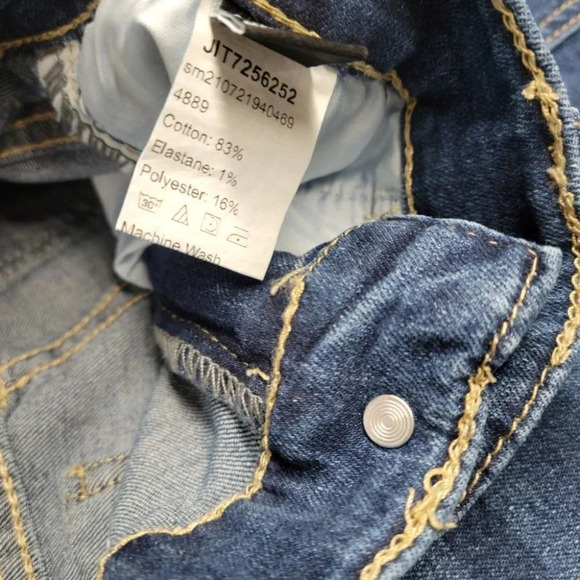 SHEIN Men's Contrast Distressed Jeans - Picture 6 of 7